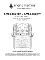 SingingMachine SML625BT Manual de usuario
