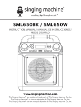 SingingMachine SML650 Manual de usuario