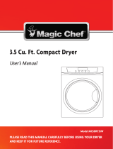 Magic Chef MCSDRY35W Manual de usuario
