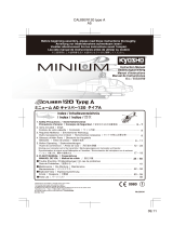 Kyosho CALIBER 120 Type A(No.20104 / No.20104RS) Manual de usuario