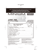 Kyosho MINIUM EDGE 540 El manual del propietario