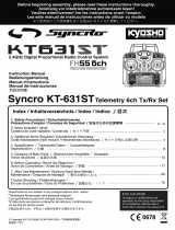 Kyosho No.82631 SYNCRO KT631ST Manual de usuario