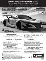 Kyosho No.34421FAZER Mk2 FZ02Acura NSX GT3 Racecar Manual de usuario