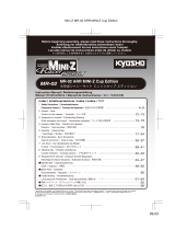 Kyosho MINI-Z MR-02 MM Semi-Assembled Chassis Set MINI-Z Cup Edition El manual del propietario