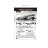 Kyosho MOTUL AUTECH GT-R El manual del propietario