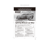 Kyosho No.31350@V-ONE S III EVO. Lightning McQueen apr MR-S El manual del propietario