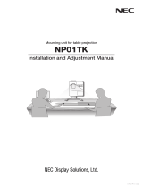 NEC テーブル投写用取付ユニット NP01TK El manual del propietario