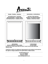 Avanti OR51Z3SSN Manual de usuario