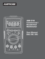 Amprobe AM-510 Commercial Residential Multimeter Manual de usuario