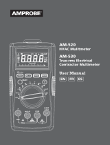Amprobe AM-520& AM-530 Multimeter Manual de usuario