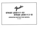 Fender Stage Lead II El manual del propietario