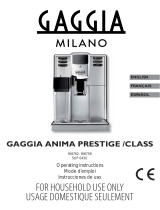 Gaggia Milano Anima Class El manual del propietario