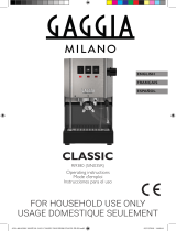 Gaggia Milano New Classic El manual del propietario