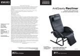 HoMedics AG-2101 AntiGravity Recliner El manual del propietario