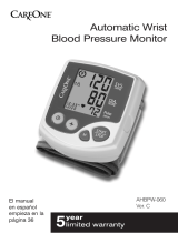 HoMedics CareOne Automatic Wrist Blood Pressure Monitor AHBPW-060 El manual del propietario