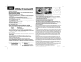 HoMedics BA-109CTM El manual del propietario