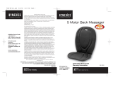 HoMedics BK-5MH 5 Motor Back Massager Manual de usuario