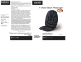 HoMedics BK-P150-1 7 Motor Back Massager Manual de usuario