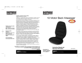 HoMedics BK-P200TL 10 Motor Back Massager Manual de usuario