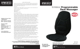 HoMedics BK-P300 / BKP-300-2 10-Motor Programmable Back Massager Manual de usuario