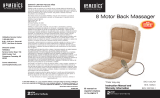 HoMedics BK-S100 8 Motor Back Massager Manual de usuario