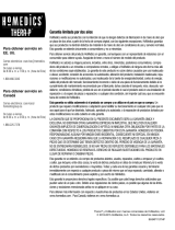 HoMedics BKP-110H-THP Manual de usuario
