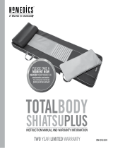 HoMedics BM-SV100H Total Body Shiatsuplus Manual de usuario