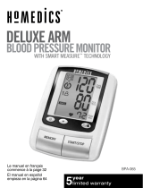 HoMedics BPA-065 Deluxe ARM Blood Pressure Monitor Manual de usuario