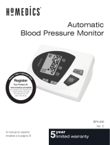 HoMedics BPA-040 Automatic Blood Pressure Monitor Manual de usuario