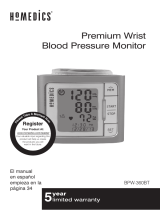HoMedics BPW-360BT Premium Wrist Blood Pressure Monitor El El manual del propietario