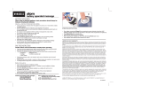 HoMedics PM-35BX Instruction book