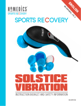 HoMedics SR-HHP255H Sports Recovery Solstice Vibration El manual del propietario