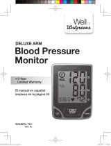 HoMedics Well at Walgreens Delux Arm Blood Pressure Monitor El manual del propietario