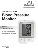 Walgreens Well at Walgreens Automatic Arm Blood Pressure Monitor El manual del propietario