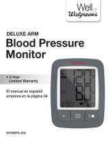 HoMedics Well at Walgreens Delux Arm Blood Pressure Monitor El manual del propietario