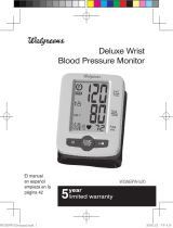 HoMedics Walgreens Delux Wrist Blood Pressure Monitor El manual del propietario