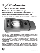 Schumacher Electric SL26 SERIES - Mini cordless lithium ion LED work light El manual del propietario