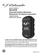 Schumacher SC1278 0.75A 12V Automatic Battery Maintainer El manual del propietario