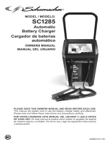 Schumacher SC1285 200A 12V Automatic Battery Charger/Engine Starter El manual del propietario