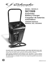 Schumacher SC1309 6<>2/40/200A 6/12V Fully Automatic Battery Charger/Engine Starter El manual del propietario