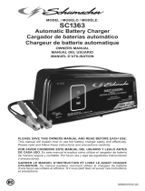 Schumacher SC1363 8A 6/12V Fully Automatic Battery Charger El manual del propietario