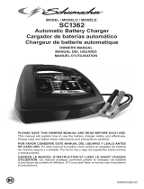 Schumacher Electric SC1362 85A 6V/12V Fully Automatic Battery Charger/Engine Starter El manual del propietario