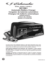 Schumacher SC1361 50A 12V Fully Automatic Battery Charger/Engine Starter El manual del propietario