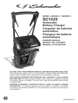 Schumacher Electric SC1325 250A 6/12V Battery Charger/Engine Starter Manual de usuario