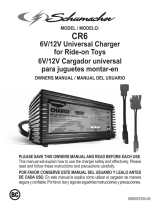 Schumacher Electric CR6 3A 6V/12V Universal Charger for Ride-on Toys El manual del propietario