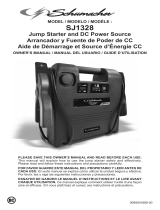 Schumacher Electric SJ1328 1100 Peak Amp Jump Starter + Portable Power El manual del propietario