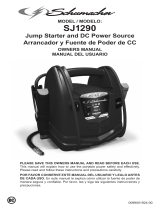 Schumacher SJ1290 1000 Peak Amp 12V Portable Power El manual del propietario