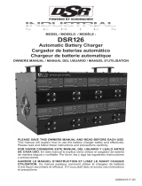 Schumacher DSR126 6V/12V 8-Bank Automatic Battery Charging Station El manual del propietario