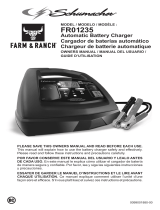 Schumacher Electric FR01235 100A 6V/12V Fully Automatic Battery Charger El manual del propietario