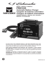 Schumacher FR01335 6V/12V 200A Battery Charger/Engine Starter El manual del propietario